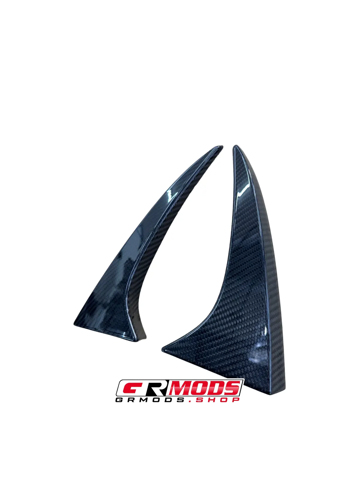 Carbon Fiber Gr Core Spoiler Side Covers 1
