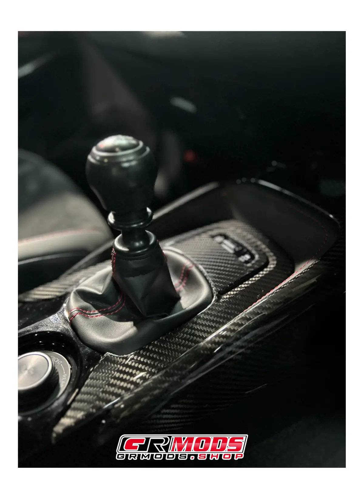 Carbon Fiber Gr Corolla Shift Panel Middle Cover 3