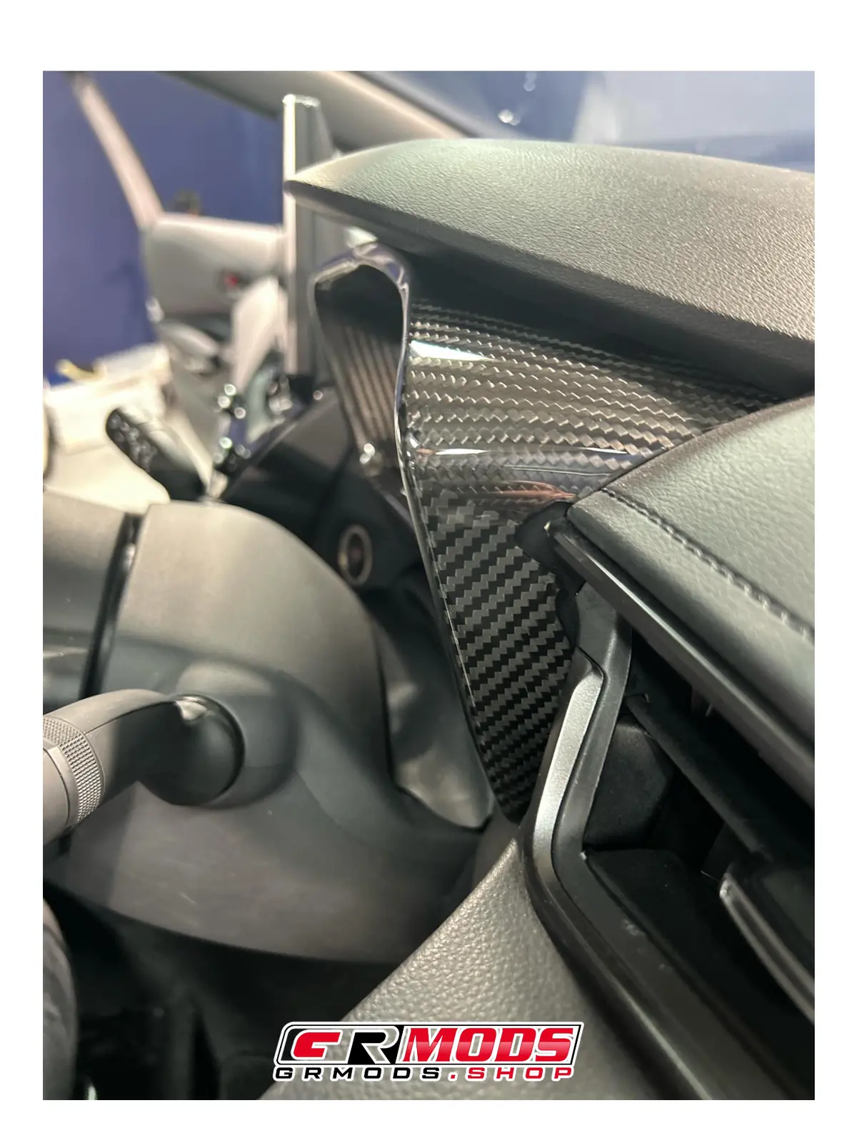Carbon Fiber Gr Corolla Cluster Inner Cover 2