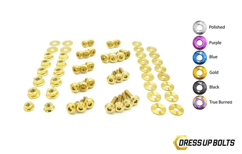 Dress Up Bolts Titanium Hardware Engine Bay Kit - Infiniti Q60 (2016-2022) 1