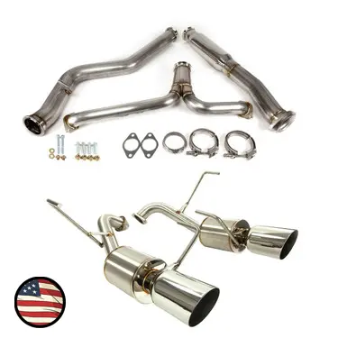 Catback Exhaust - 2008-2009 Legacy Gt/Spec B Sedan - 5" Muffler 1