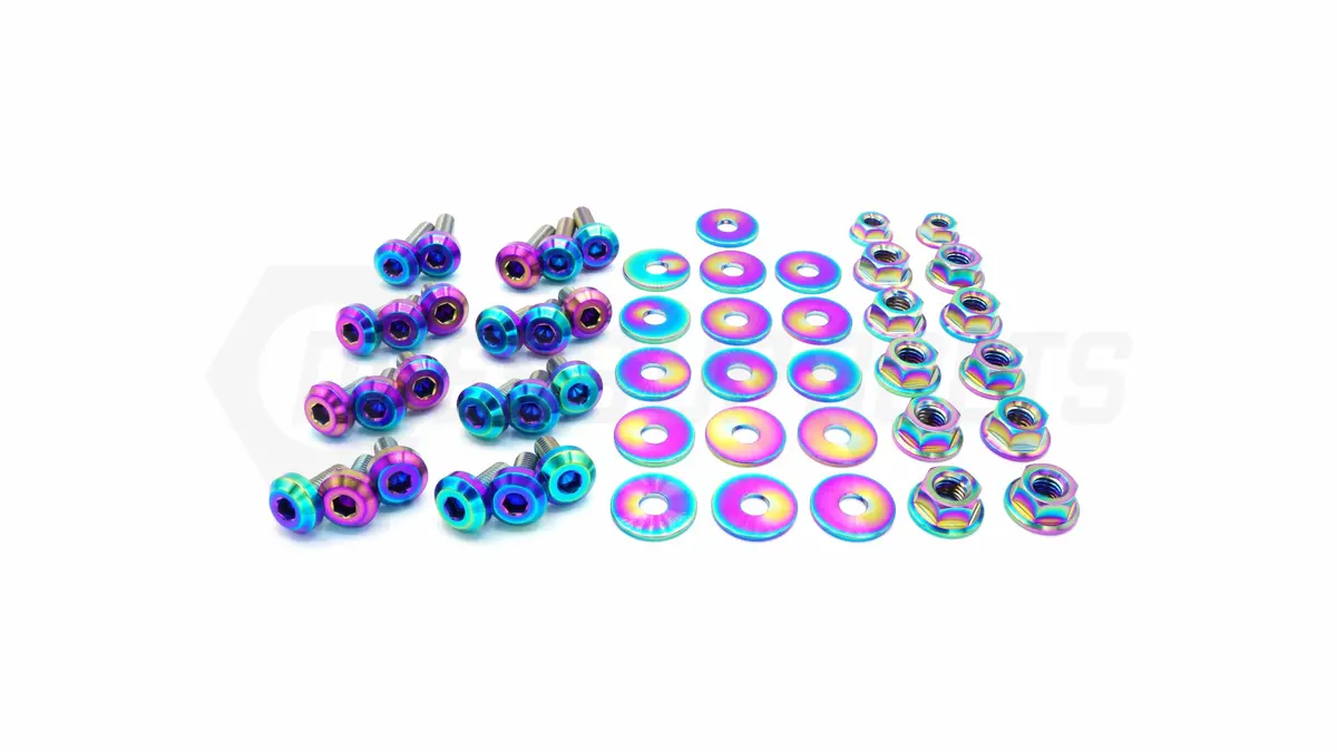 Dress Up Bolts Stage 2 Titanium Hardware Engine Bay Kit - Mazda Miata (1989-1997) 1