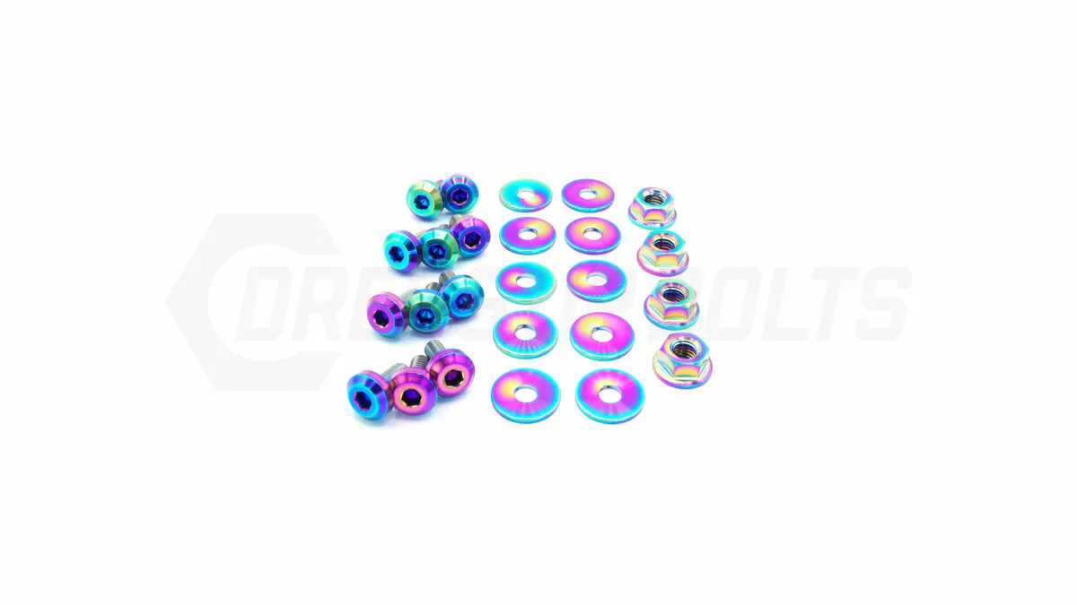 Dress Up Bolts Stage 1 Titanium Hardware Engine Bay Kit - Mazda Miata (1989-1997) 6