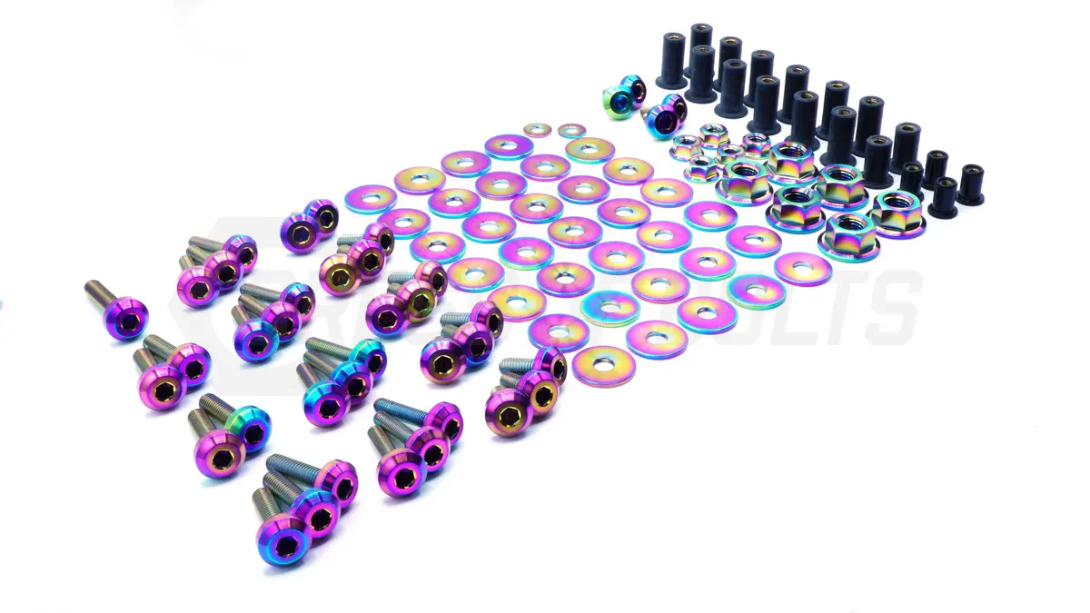 Stage 2 Titanium Engine Bay Hardware Kit for Mazda Speed3 (2007–2009)