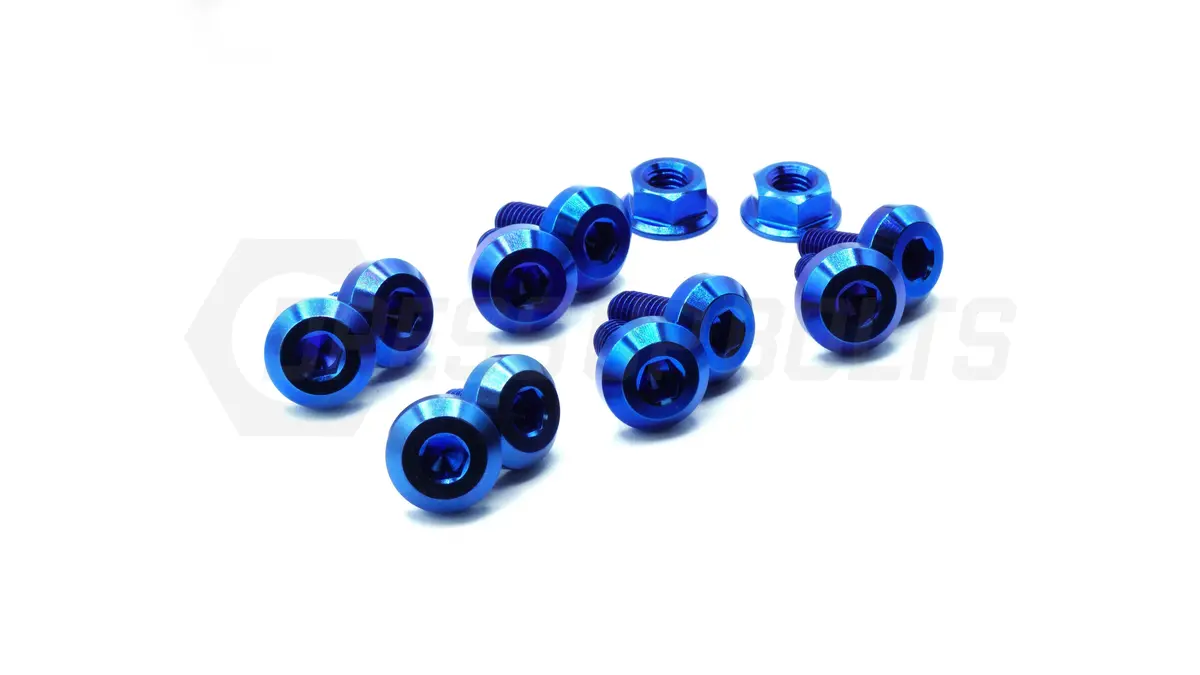 Dress Up Bolts Titanium Hardware Trunk Kit - Mazda Speed3 (2007-2009) 2