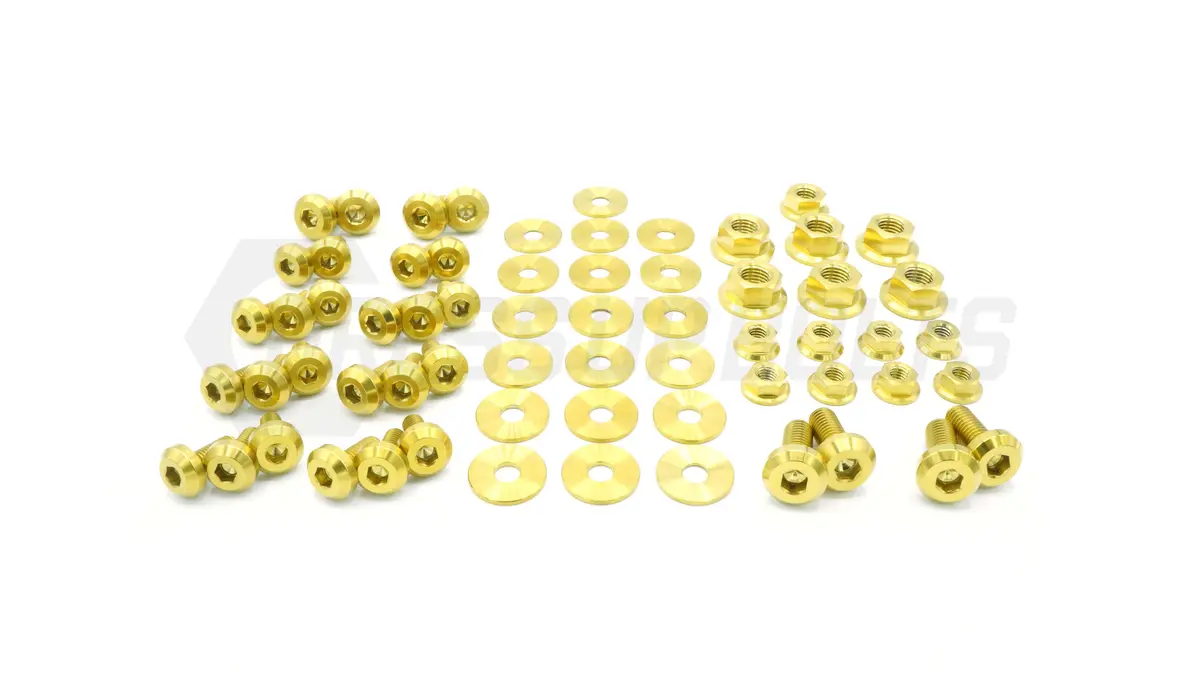 Dress Up Bolts Titanium Hardware Engine Bay Kit - Mitsubishi Evo X 4