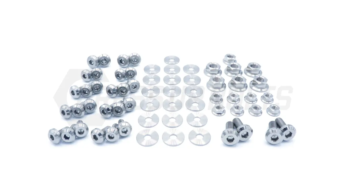 Dress Up Bolts Titanium Hardware Engine Bay Kit - Mitsubishi Evo X 6