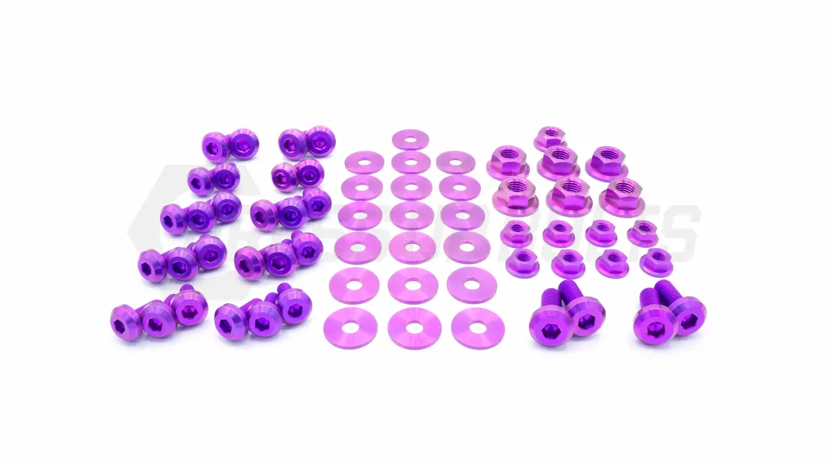 Dress Up Bolts Titanium Hardware Engine Bay Kit - Mitsubishi Evo X 5