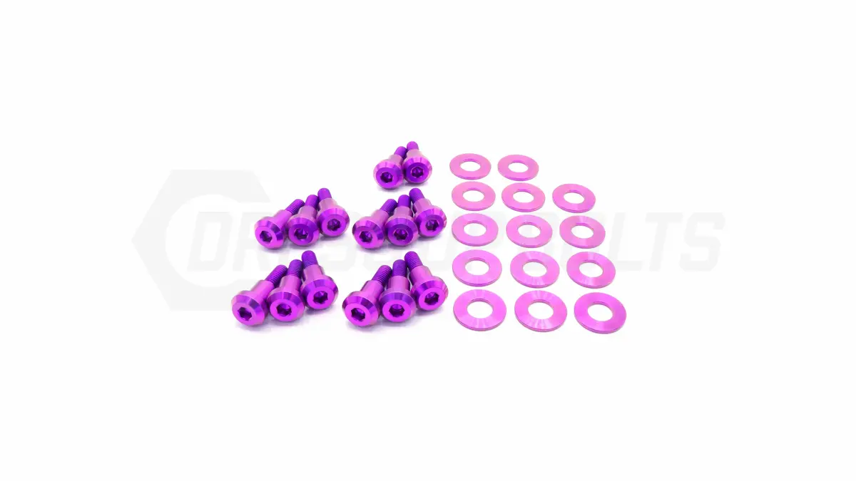 Dress Up Bolts Titanium Hardware Valve Cover Kit - 4B11t Engine 5