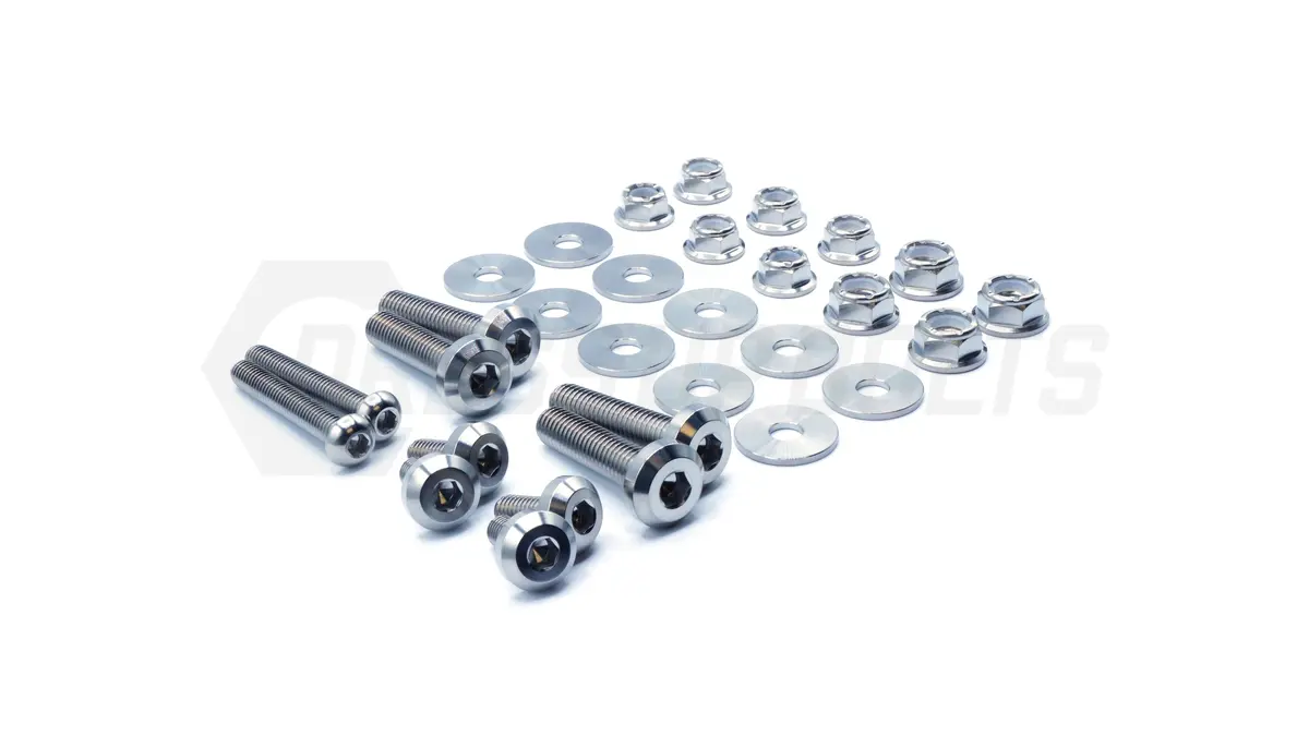 Dress Up Bolts Titanium Hardware Wing Kit - Apr Gtc-300 (Evo X) 4