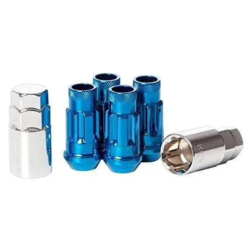 Wheel Mate Muteki Sr48 Open End Locking Lug Nut Set Of 4 - Gold Chrome 12X1.25 48Mm 1
