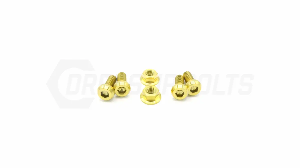 Dress Up Bolts Titanium Hardware Strut Tower Bar Kit - Nissan 370Z 1