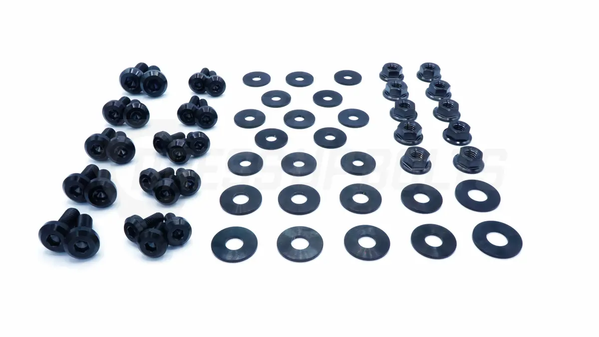 Dress Up Bolts Titanium Hardware Engine Bay Kit - Nissan R35 Gt-R (2007-2016) 6