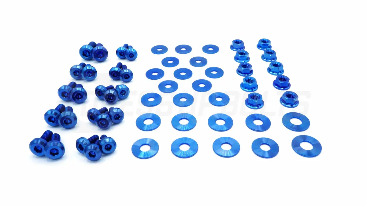 Dress Up Bolts Titanium Hardware Engine Bay Kit - Nissan R35 Gt-R (2007-2016) 4