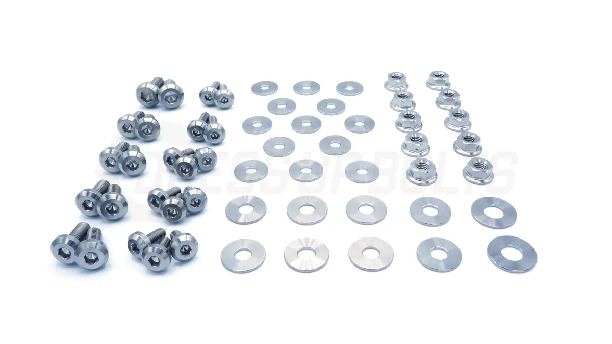 Dress Up Bolts Titanium Hardware Engine Bay Kit - Nissan R35 Gt-R (2007-2016) 6