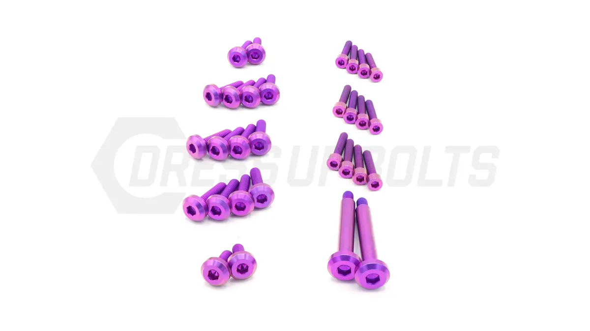 Dress Up Bolts Stage 2 Titanium Hardware Engine Kit - Rb26 Engine 6