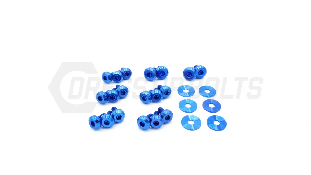 Nissan Silvia S13 (1989-1995) Titanium Dress Up Bolts Partial Engine Bay Kit 1
