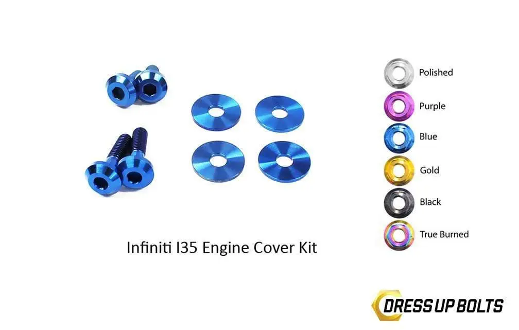 Dress Up Bolts Titanium Hardware Engine Cover Kit - Vq35de Maxima Engine 1