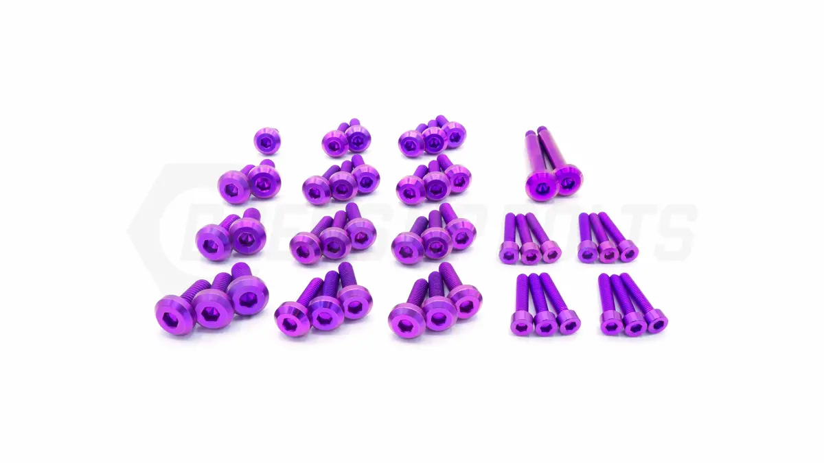 Dress Up Bolts Stage 2 Titanium Hardware Engine Kit - Rb25 Engine 6