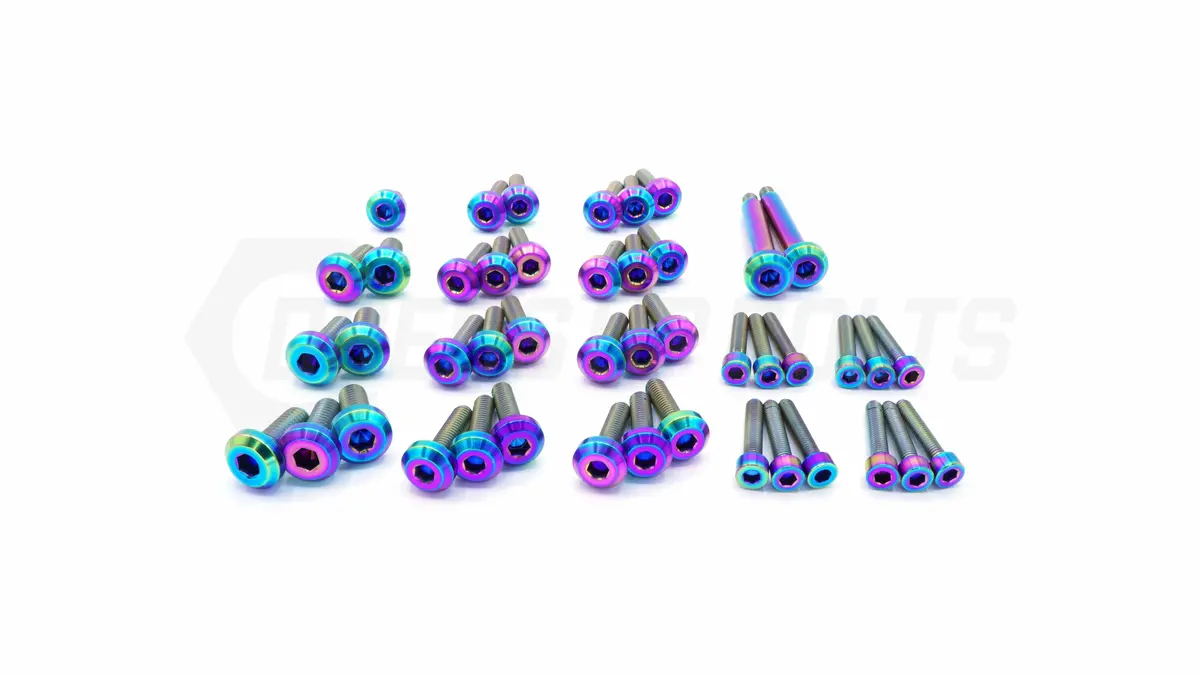 Dress Up Bolts Stage 2 Titanium Hardware Engine Kit - Rb25 Engine 4