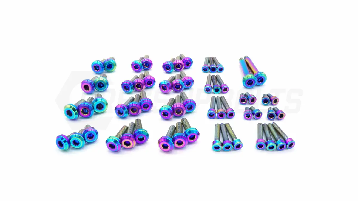 Dress Up Bolts Stage 3 Titanium Hardware Engine Kit - Rb25 Engine 1