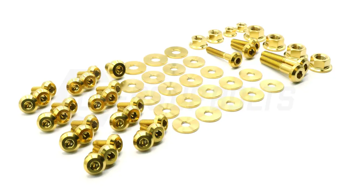 Dress Up Bolts Stage 2 Titanium Hardware Engine Bay Kit - Nissan 300Zx (1990-1999) 3