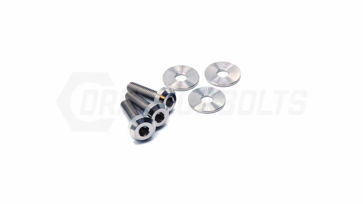 Titanium Power Steering Reservoir Hardware Kit for Nissan 300ZX (1990–1999)