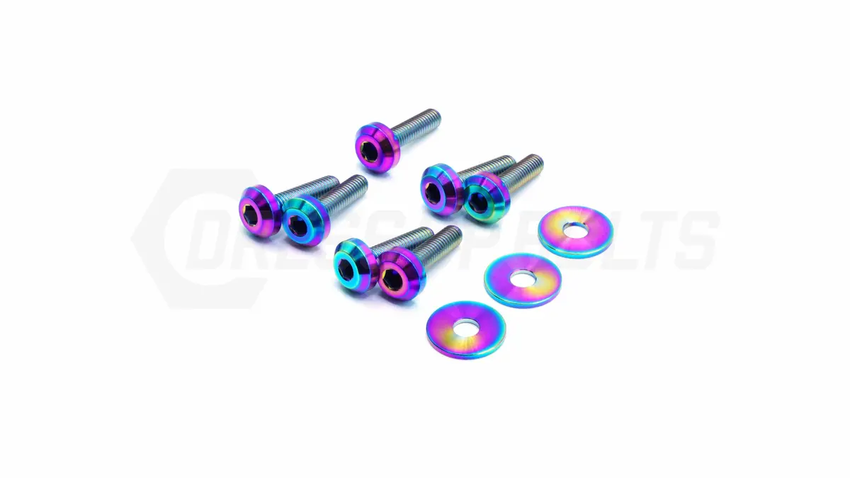 Titanium Dress-Up Bolts & HICAS Hardware Kit for Nissan 300ZX (1990–1999)