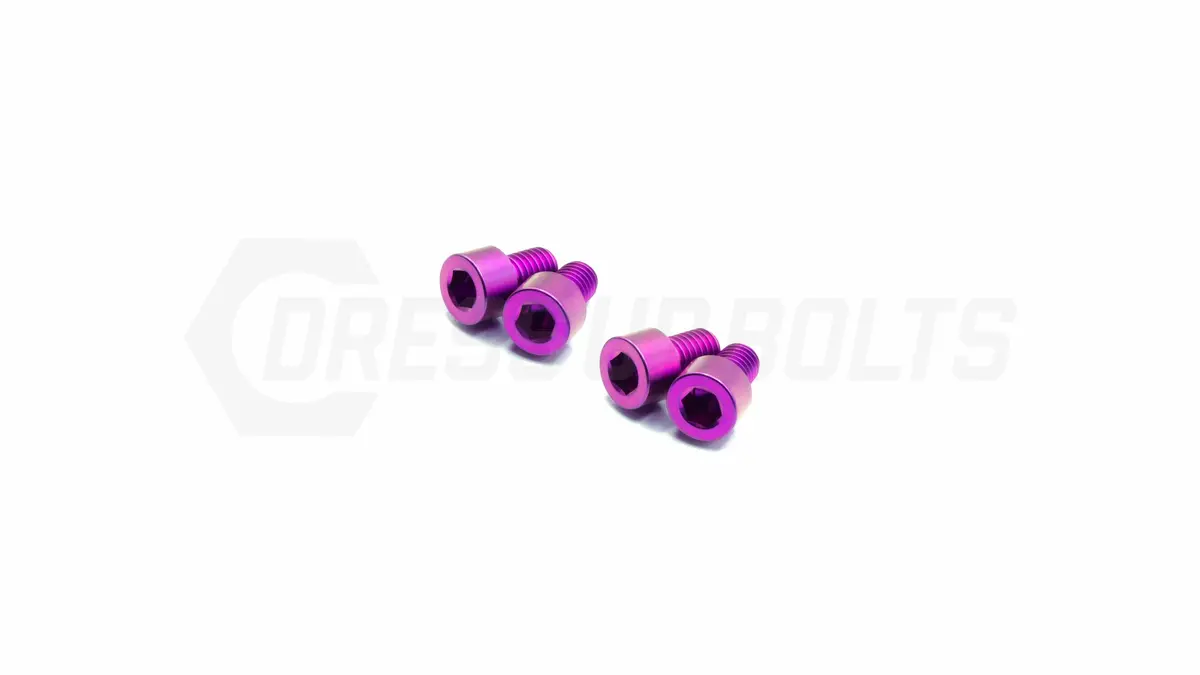 Titanium Dress-Up Bolts & Throttle Cable Cover Kit for VG30DETT Engine