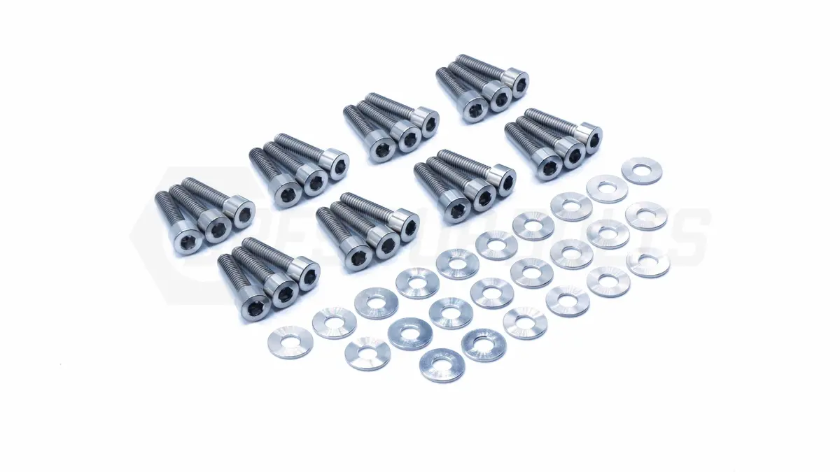 Titanium Dress-Up Bolts Coil Pack Hardware Kit for Nissan VG30DETT Engine