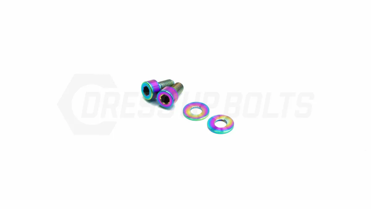 Dress Up Bolts Titanium Hardware Fuel Door Kit - Nissan 300Zx (1990-1999) 1