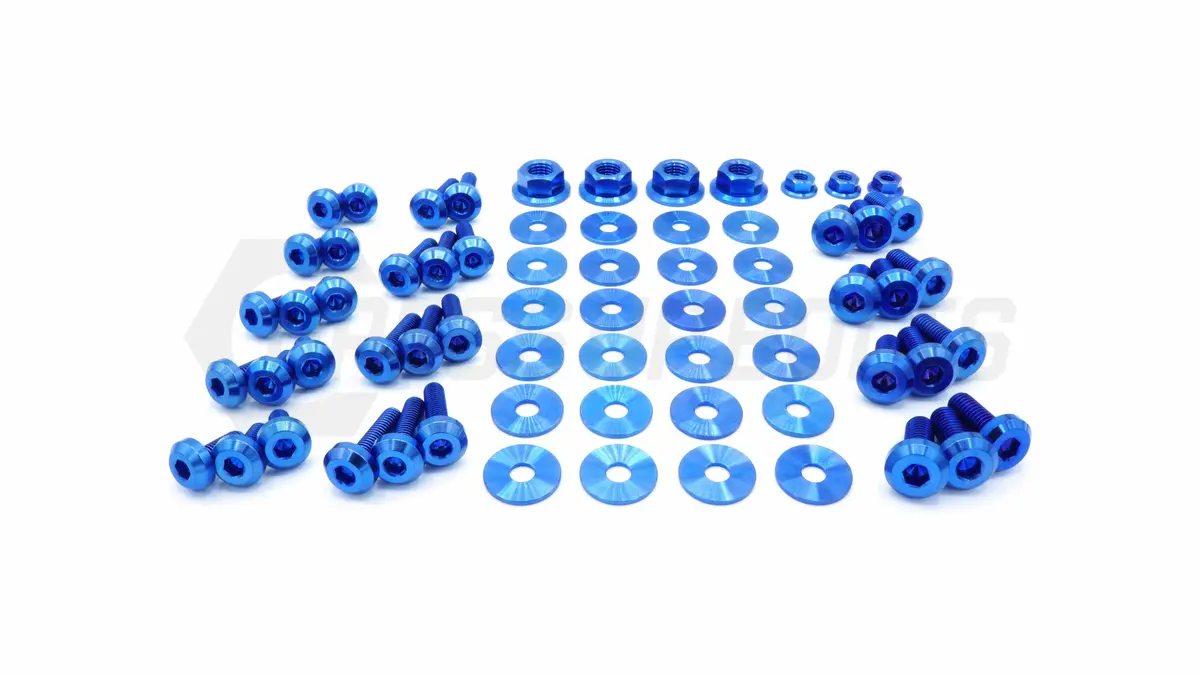 Dress Up Bolts Titanium Hardware Engine Bay Kit - Nissan Skyline Gt-R (R32) 3