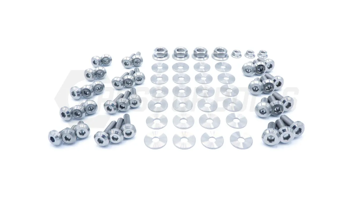 Dress Up Bolts Titanium Hardware Engine Bay Kit - Nissan Skyline Gt-R (R32) 6