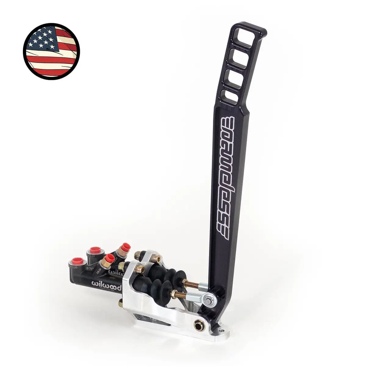 Hydraulic Handbrake - Dual Master Cylinders - Long (18") Black Handle 1