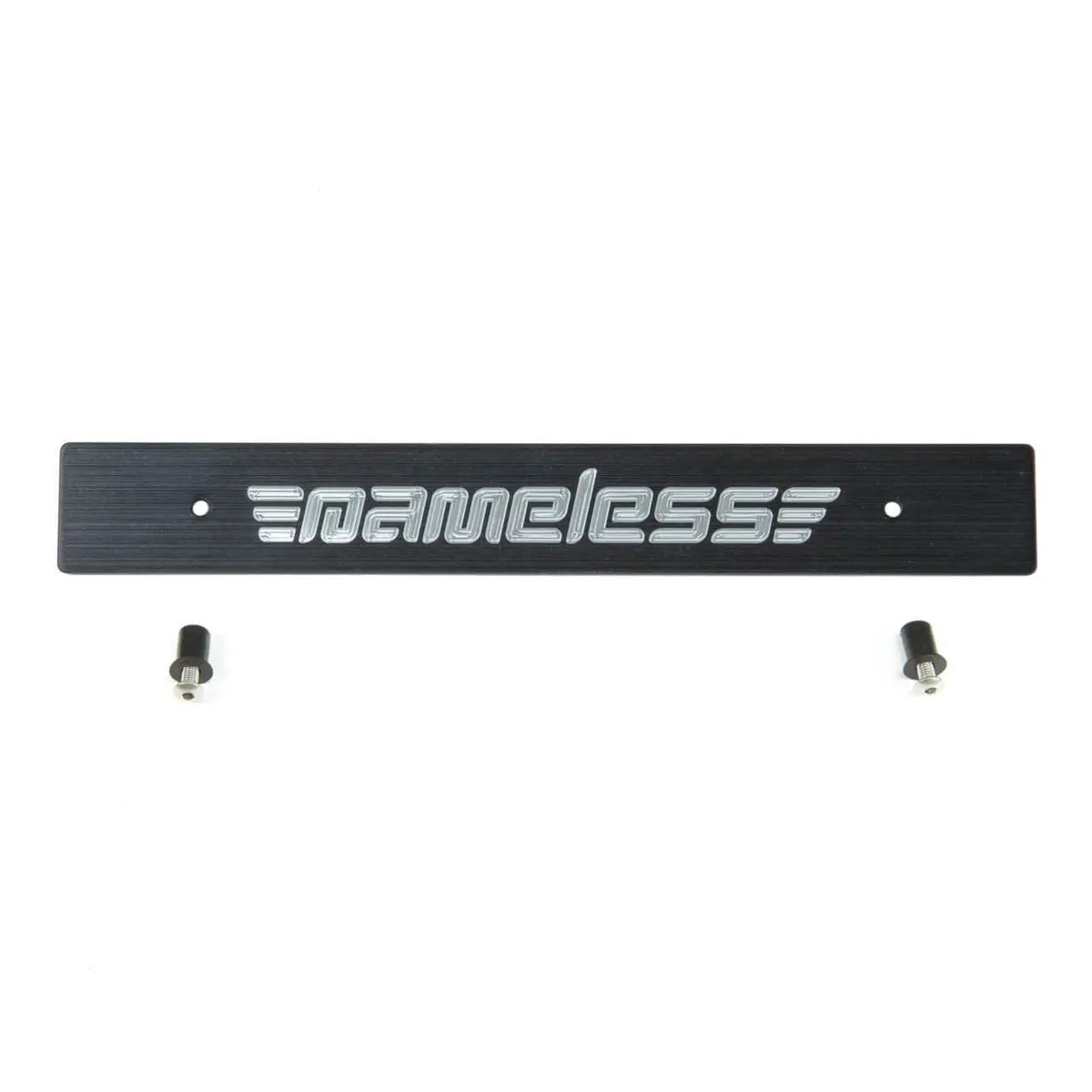 Nameless Front Plate Delete - Laser Engraved - Round Holes 1