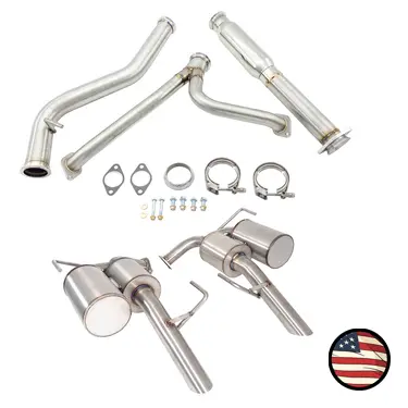 Catback Exhaust - 2020-2025 Outback Xt/Wilderness - Dual Chamber - 5" Muffler 1