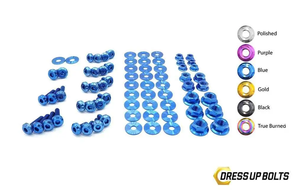 Dress Up Bolts Stage 2 Titanium Hardware Engine Bay Kit - Nissan S15 (1999-2002) 2