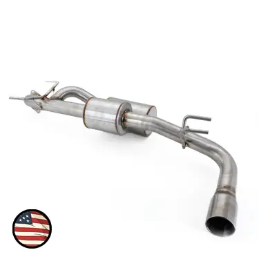Axleback Exhaust- 2021-2023 Crosstrek Sport - Dual Chamber With 5" Muffler - Single Exit 3" Double Wall Tip 1