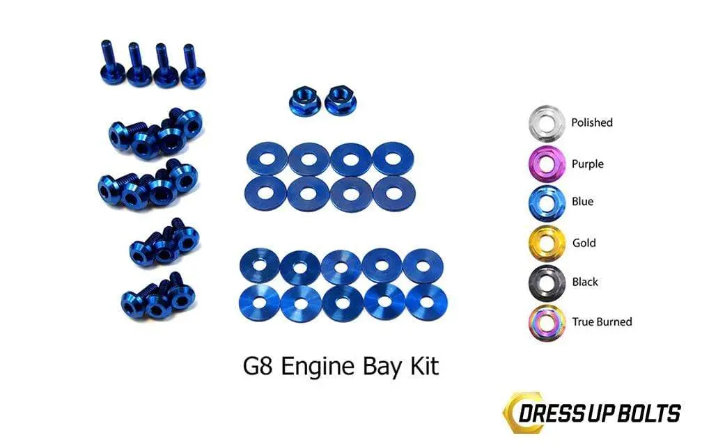 Pontiac G8 (2008-2009) Titanium Dress Up Bolts Engine Bay Kit 3