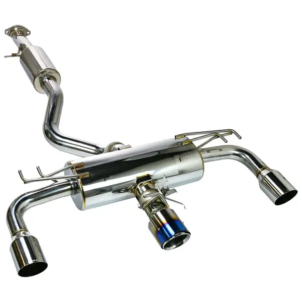 Remark 2023+ Toyota Gr Corolla Elite Spec Cat-Back Exhaust W/ Outer Polished & Center Burned Ti Tips 1