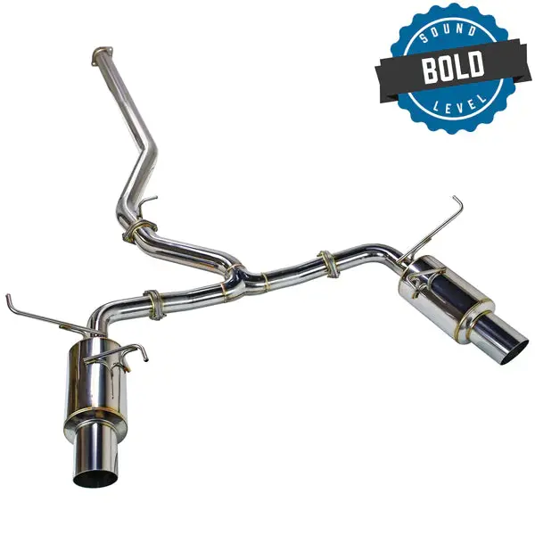 Remark 2022+ Subaru Wrx Vb Catback Exhaust - Dual R1 Spec Stainless (Non-Resonated) 1