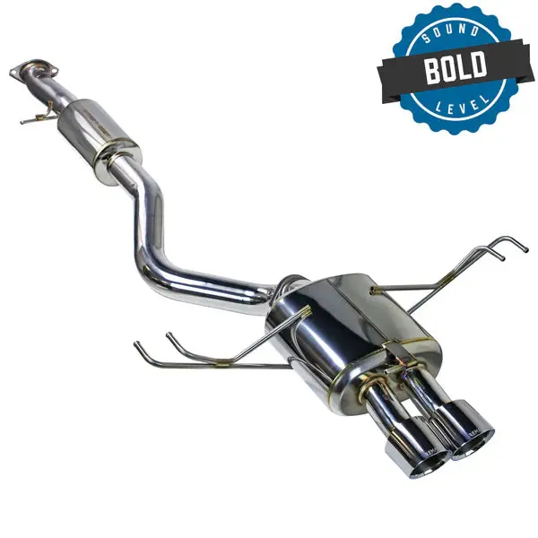 Remark 24+ Toyota Gr Corolla Dual Center Exit W/ Resonator Stainless Steel Catback Exhaust 1