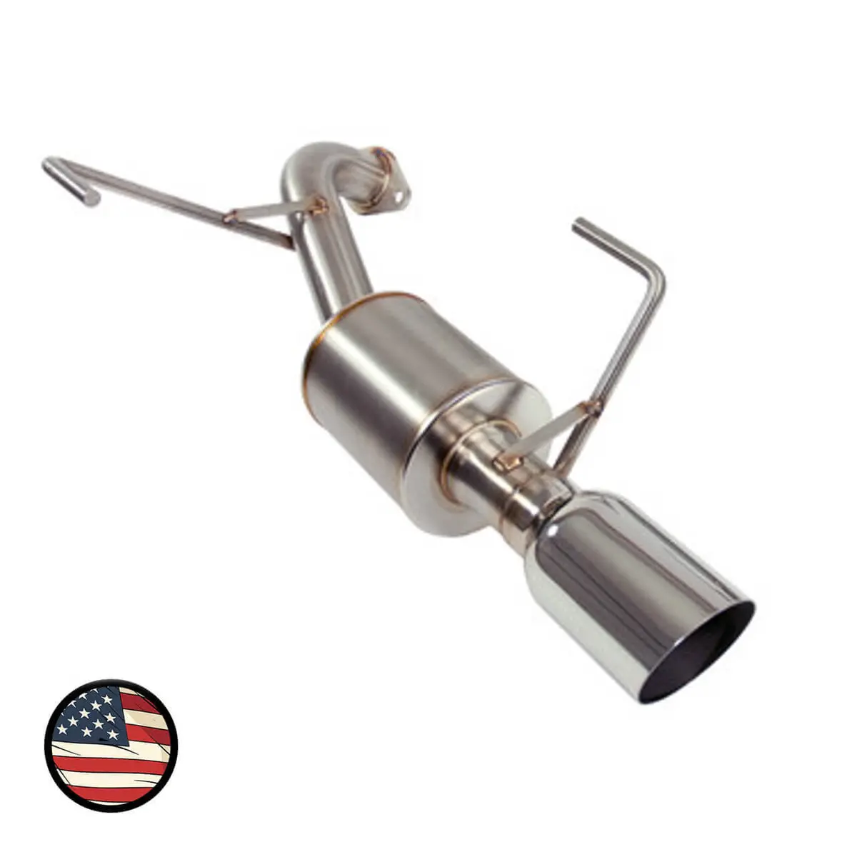 Axleback Exhaust - 2020-2025 Subaru Legacy 2.5I - 5" Muffler 1