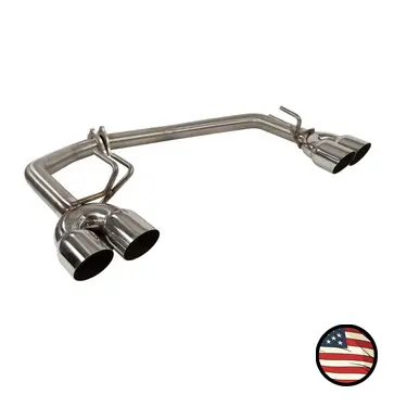 Axleback Exhaust - 2015-2021 Wrx / 2015-2018 Sti - 4" Muffler - 3.5" Single Wall Tips 1