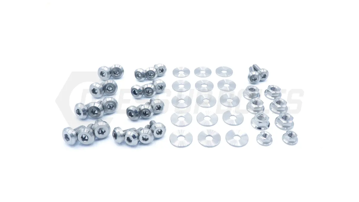 Dress Up Bolts Titanium Hardware Engine Bay Kit - Subaru Forester (2006-2008) 1