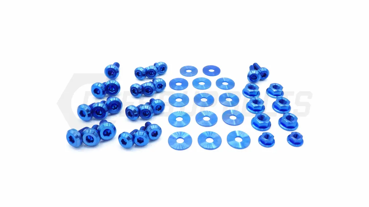 Dress Up Bolts Titanium Hardware Engine Bay Kit - Subaru Forester (2003-2005) 1