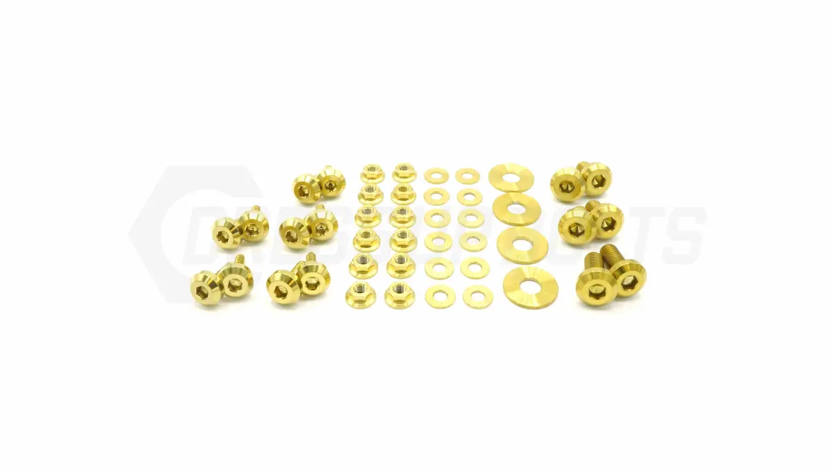 Dress Up Bolts Titanium Hardware Rs Hood Kit - Subaru Impreza Gc8 (1992-2001) 1