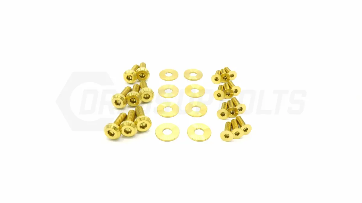 Dress Up Bolts Titanium Hardware Door Kit - Subaru Impreza Gc8 (1992-2001) 1