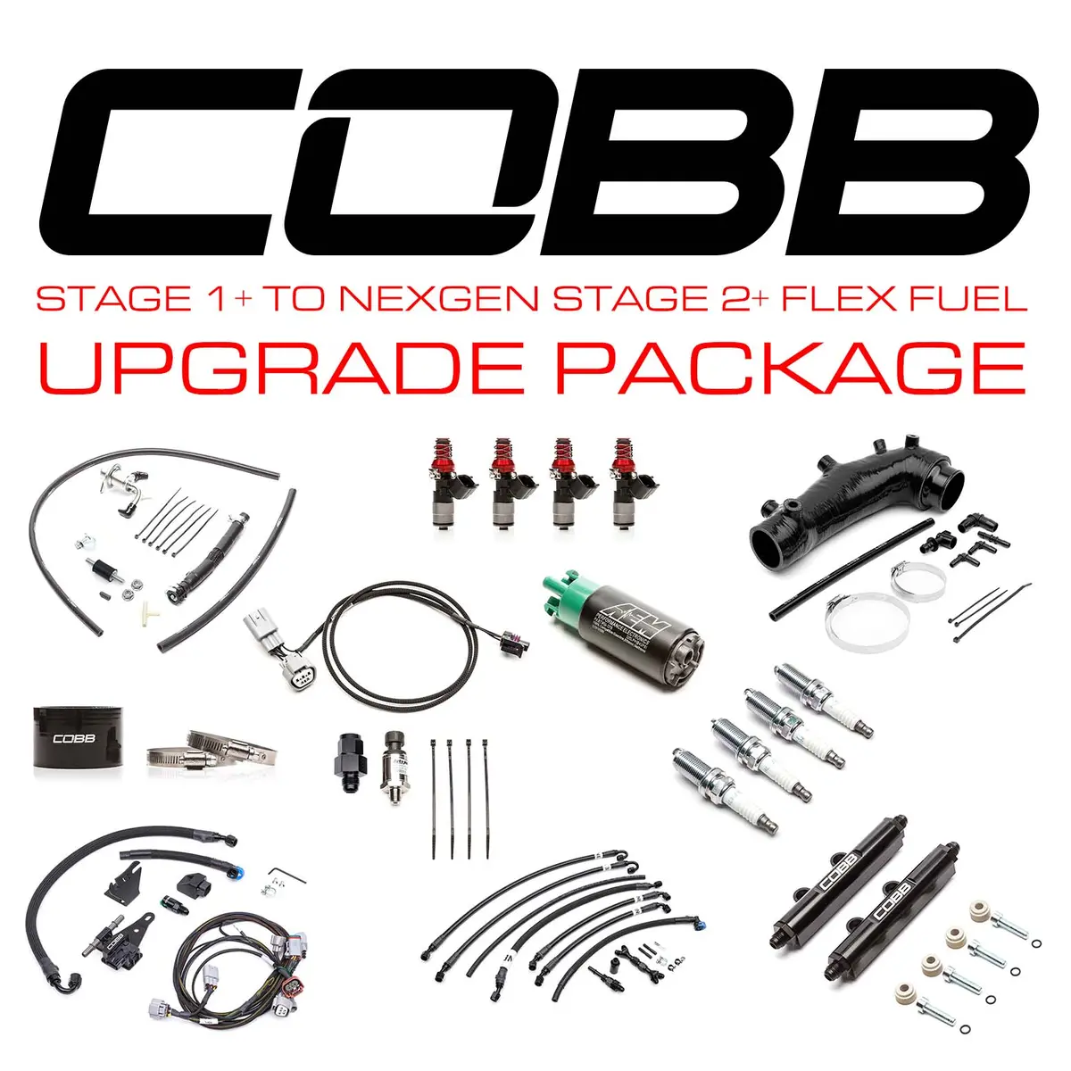 Cobb 08-21 Subaru Sti / 2018 Type Ra Stage 1+ To Nexgen Stg 2 + Flex Fuel Power Package Upgrade 1