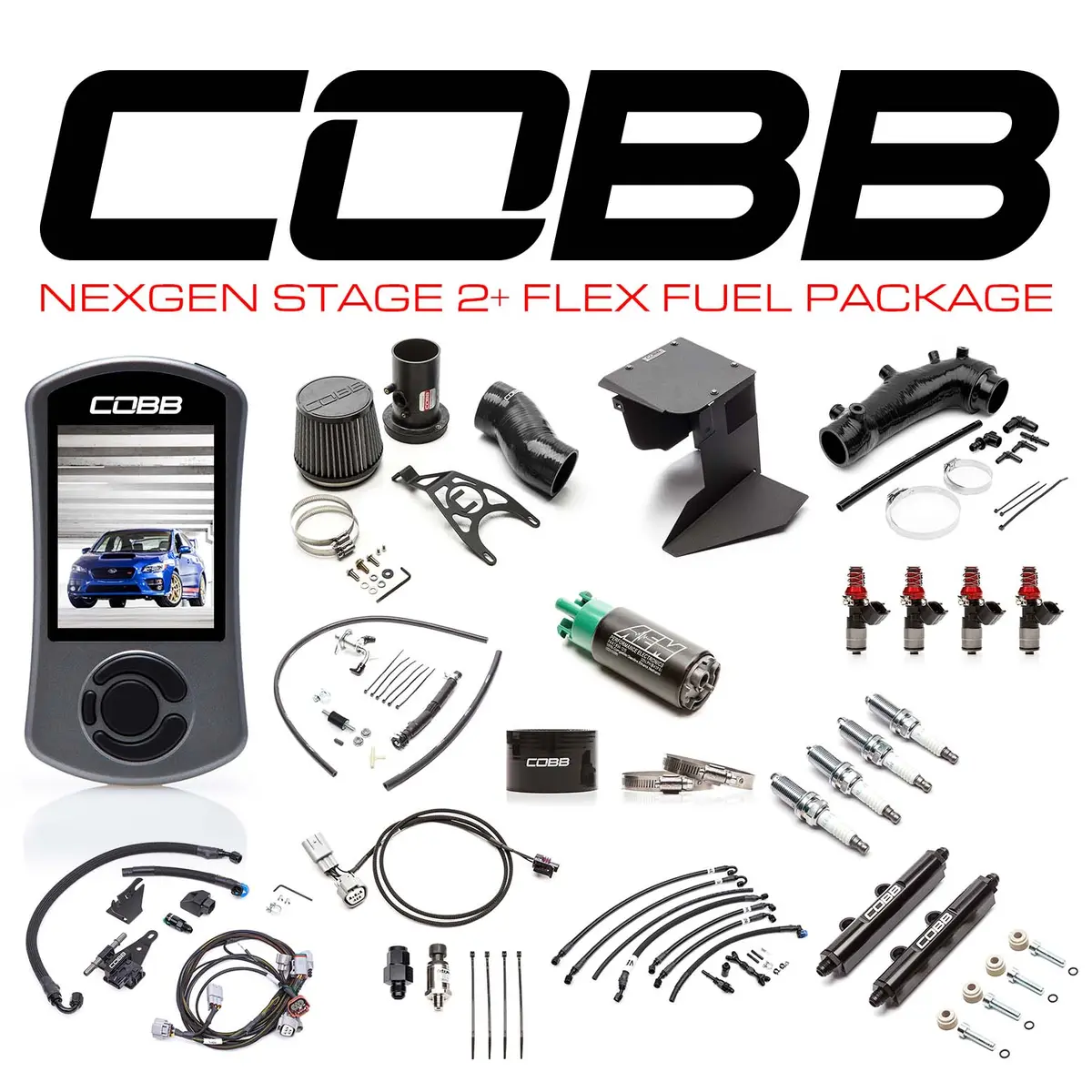 Cobb 15-18 Subaru Sti Nexgen Stage 2 Power Package - Blue 1